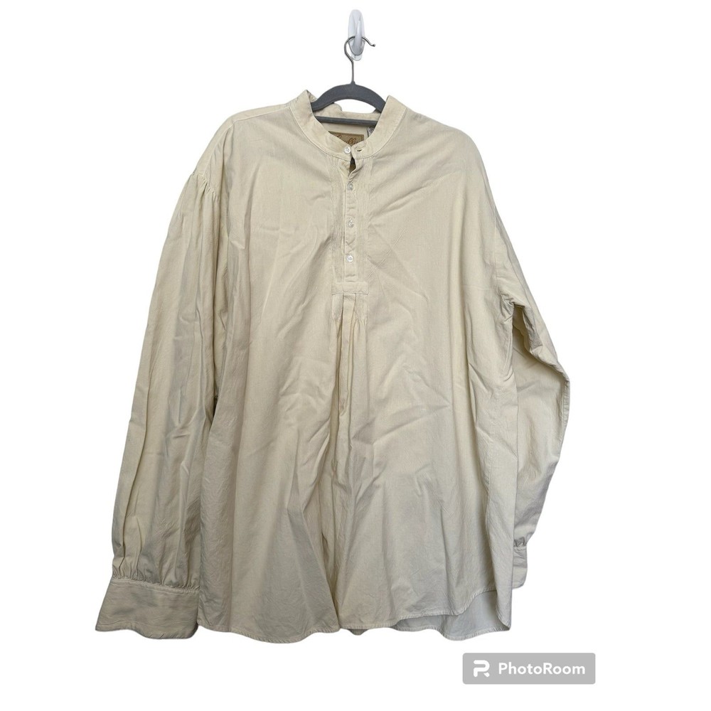 Scully western‎ half placket Shirt cream size XL